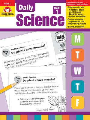 cover image of Daily Science, Grade 1